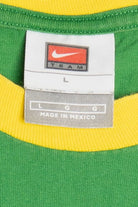 Vintage Brasil CBF Football Confederation Nike Ringer T-Shirt (2000s)