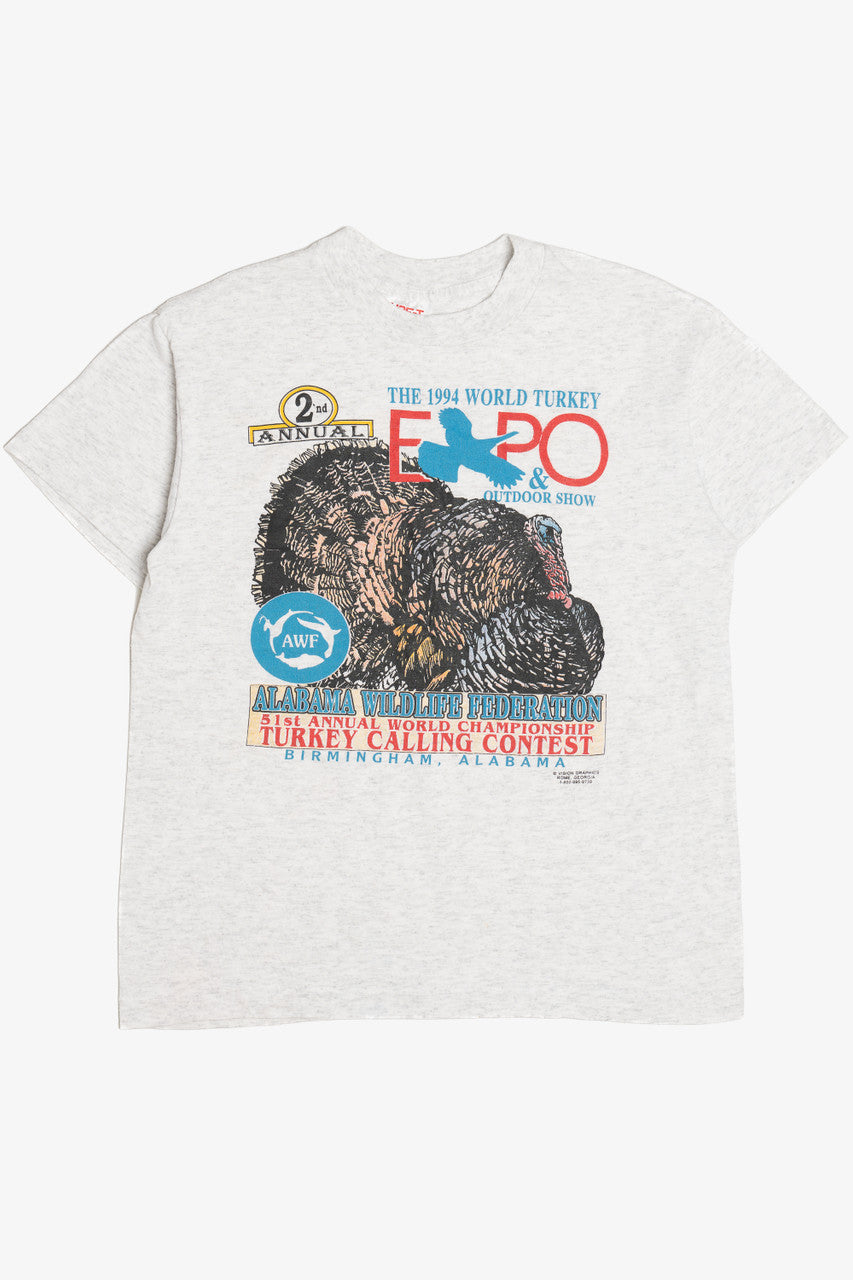 Vintage 1994 "World Turkey Expo" T-Shirt (1990s)