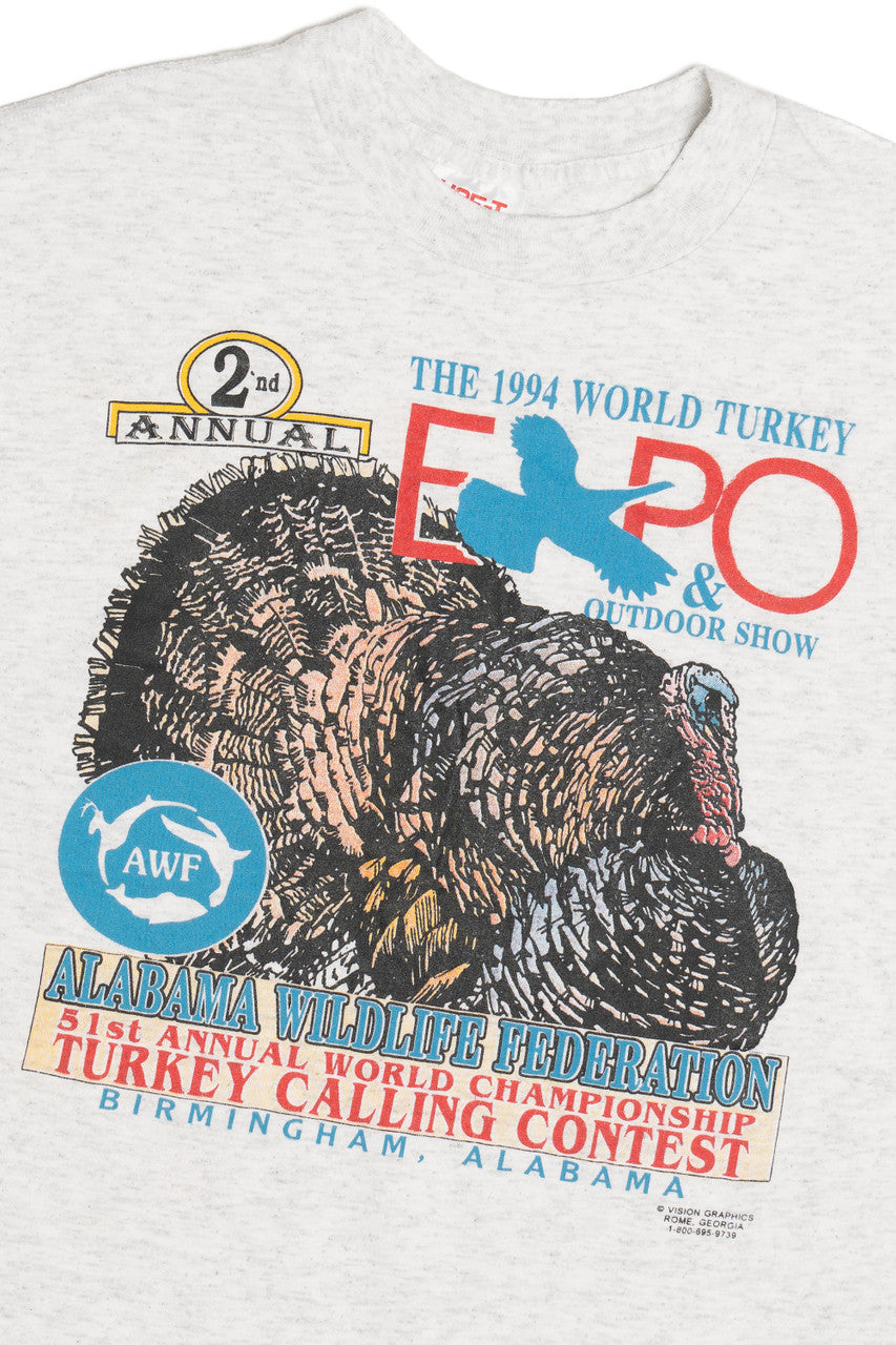 Vintage 1994 "World Turkey Expo" T-Shirt (1990s)