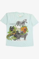Vintage 1987 St. Louis Zoo Front/Back Print T-Shirt (1980s)