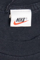Vintage Nike Embroidered Logo Plaid Detail T-Shirt (1990s)