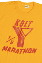 Vintage "Kolt 1/5 Marathon" YMCA Russell Athletic T-Shirt (1980s)
