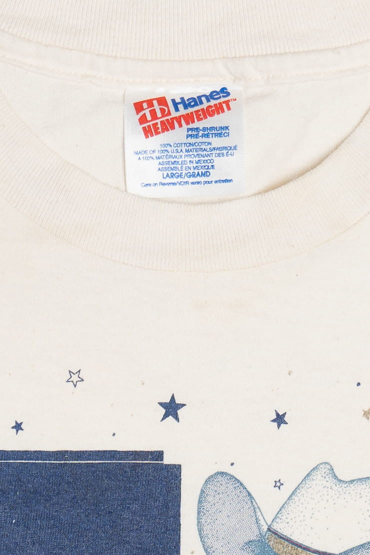 Vintage Texas "Next Best Thing To Heaven" Cowboy Angel T-Shirt (1990s)