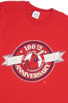 Vintage 1992 "St. Louis Cardinals 100th Anniversary" MLB T-Shirt (1990s)