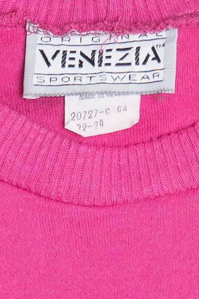 Vintage Venezia Sportswear Logo Long Sleeve T-Shirt (1980s)
