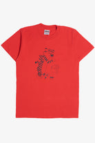 Vintage Calvin And Hobbes "Rangers '93" T-Shirt (1990s)