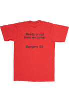 Vintage Calvin And Hobbes "Rangers '93" T-Shirt (1990s)