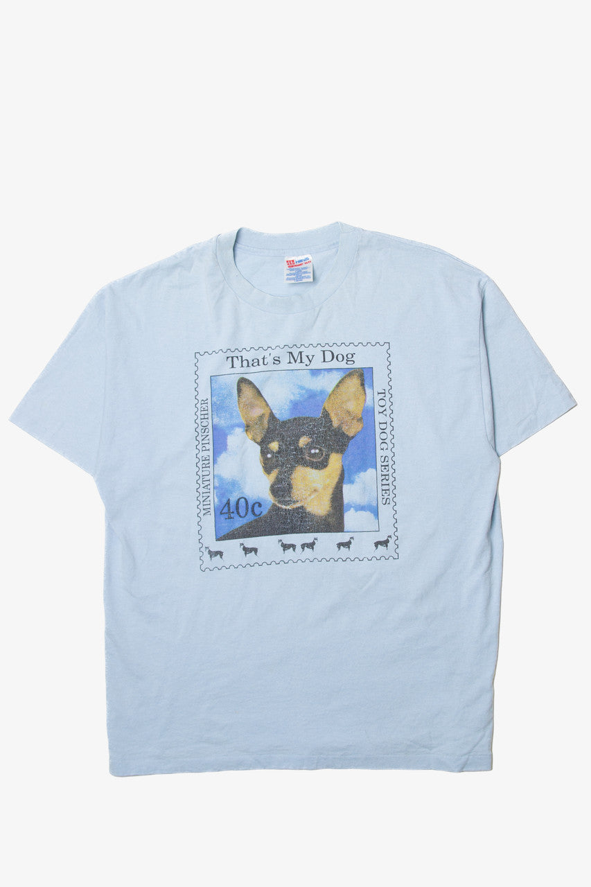 Vintage "That's My Dog" Mini Pinscher Hanes T-Shirt (1990s)