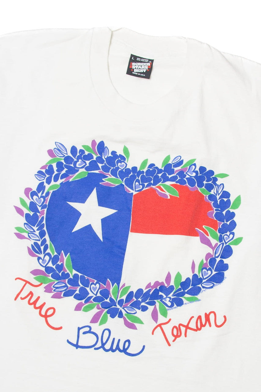 Vintage "True Blue Texan" Screen Stars T-Shirt (1990s)