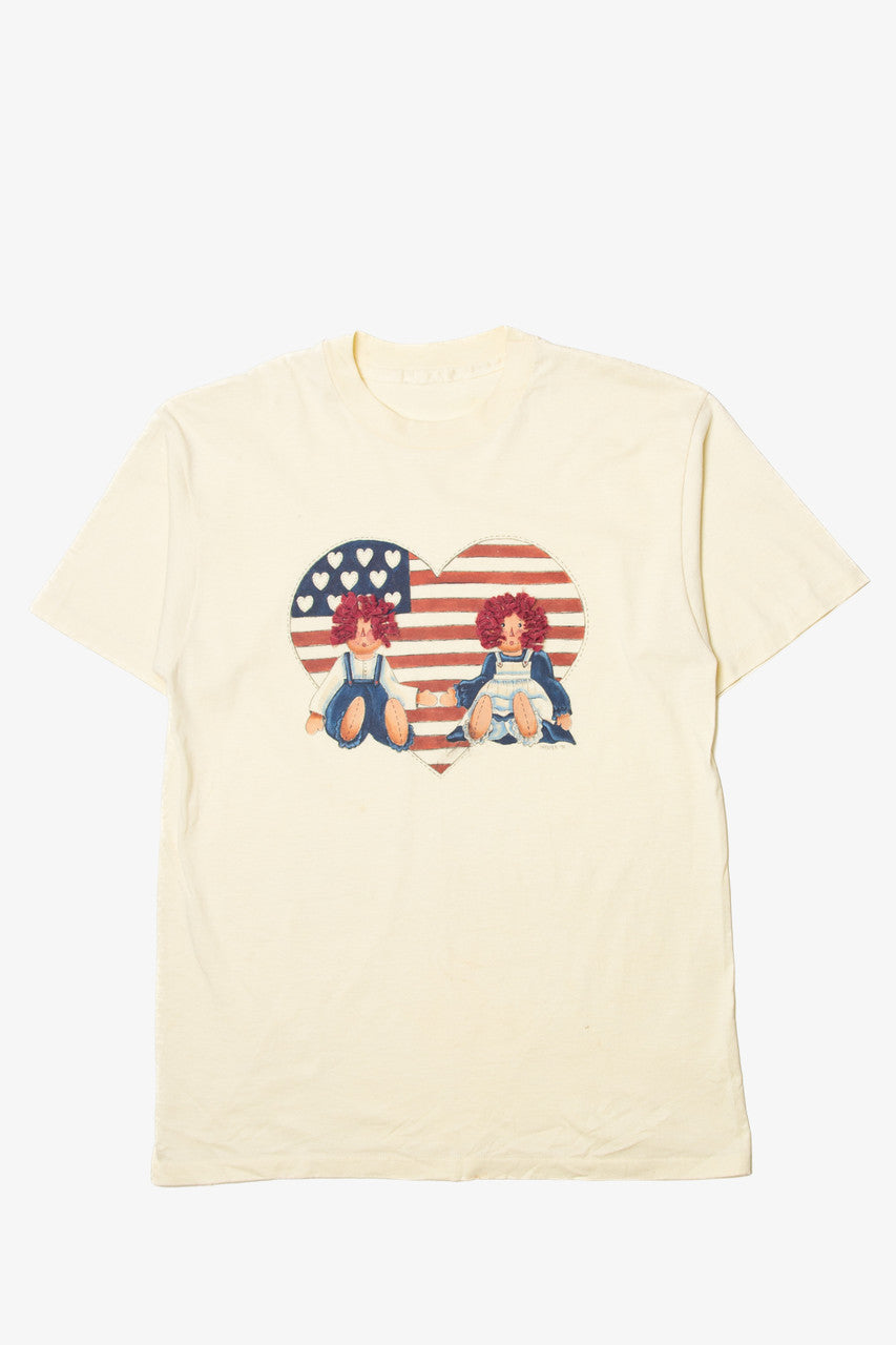 Vintage  Raggedy Ann And Andy T-Shirt (1990s)