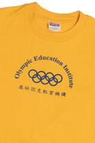 Vintage "Olympic Education Institute" Chinese Script T-Shirt (1990s)