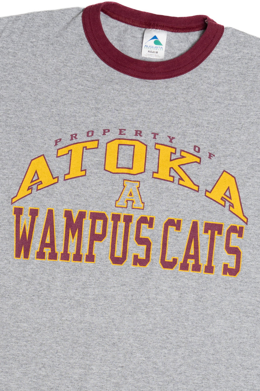 Vintage Atoka Wampus Cats Augusta Sportswear Ringer T-Shirt