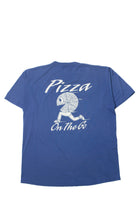 Vintage "Pizza On the Go" Jerzees T-Shirt (1990s)