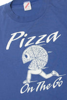 Vintage "Pizza On the Go" Jerzees T-Shirt (1990s)