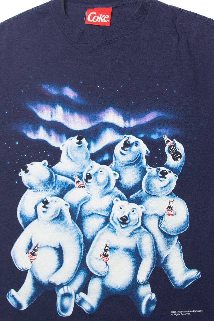 Vintage Coca-Cola Polar Bears T-Shirt (1990s)
