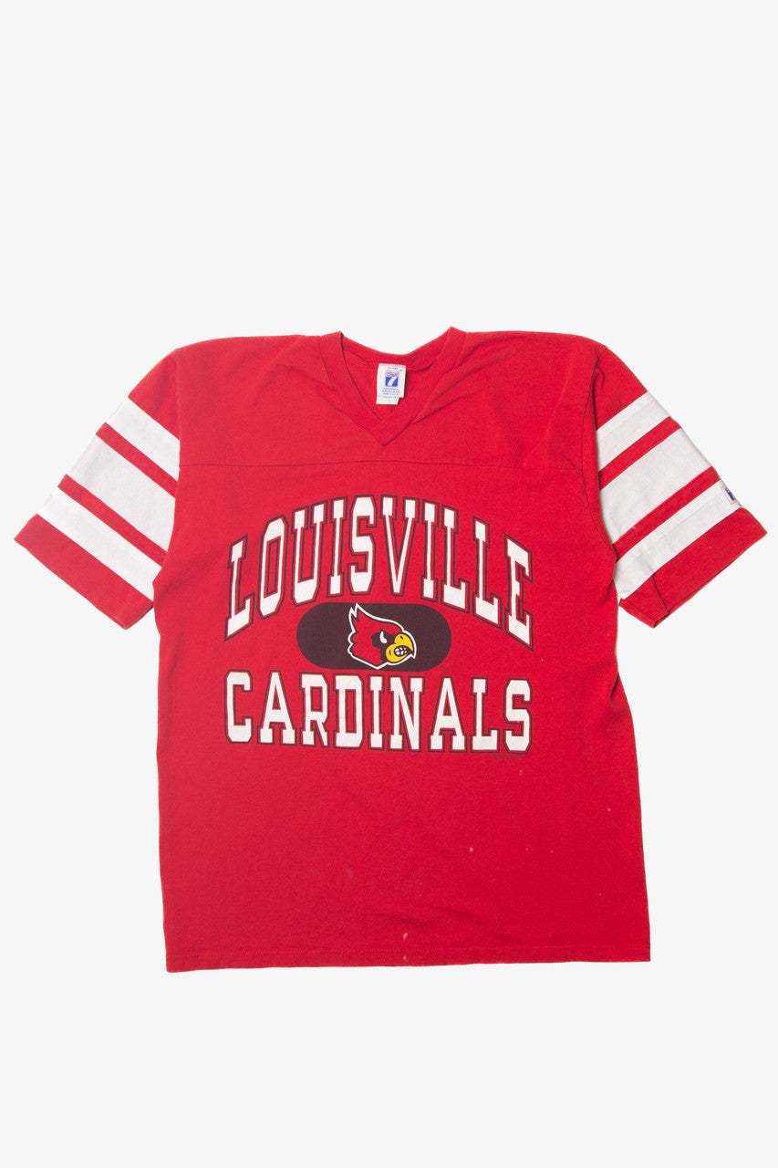 Vintage "Louisville Cardinals" Logo 7 T-Shirt (1990s)