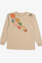 Vintage Fall Harvest Print Melhart Designs Long Sleeve T-Shirt (1990s)