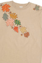 Vintage Fall Harvest Print Melhart Designs Long Sleeve T-Shirt (1990s)