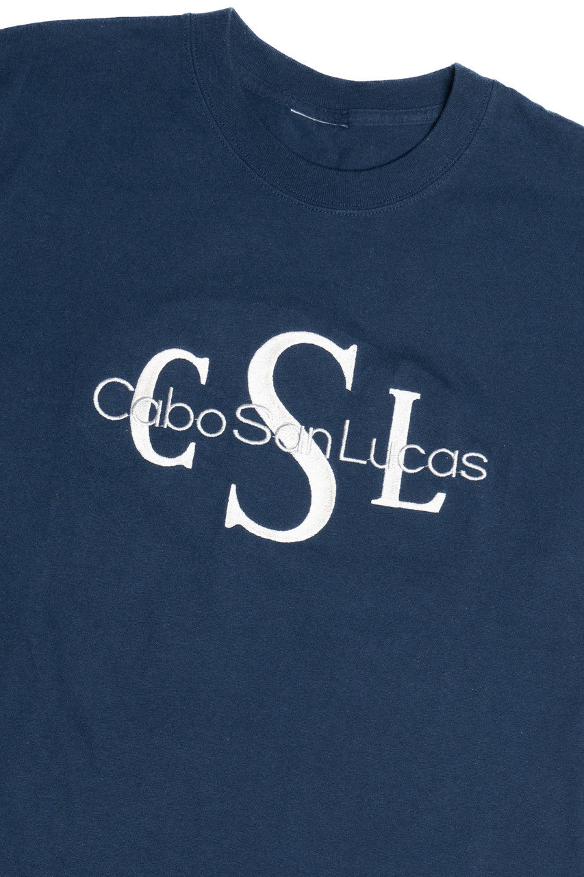 Vintage "Cabo San Lucas" Embroidered T-Shirt (2000s)