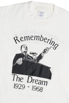 Vintage "Remembering The Dream" Dr. Martin Luther King Jr. Long Sleeve T-Shirt (1990s)