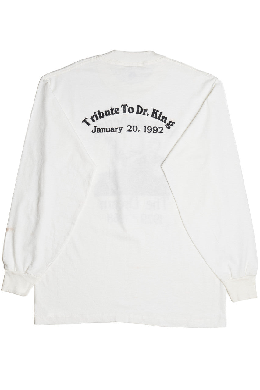 Vintage "Remembering The Dream" Dr. Martin Luther King Jr. Long Sleeve T-Shirt (1990s)