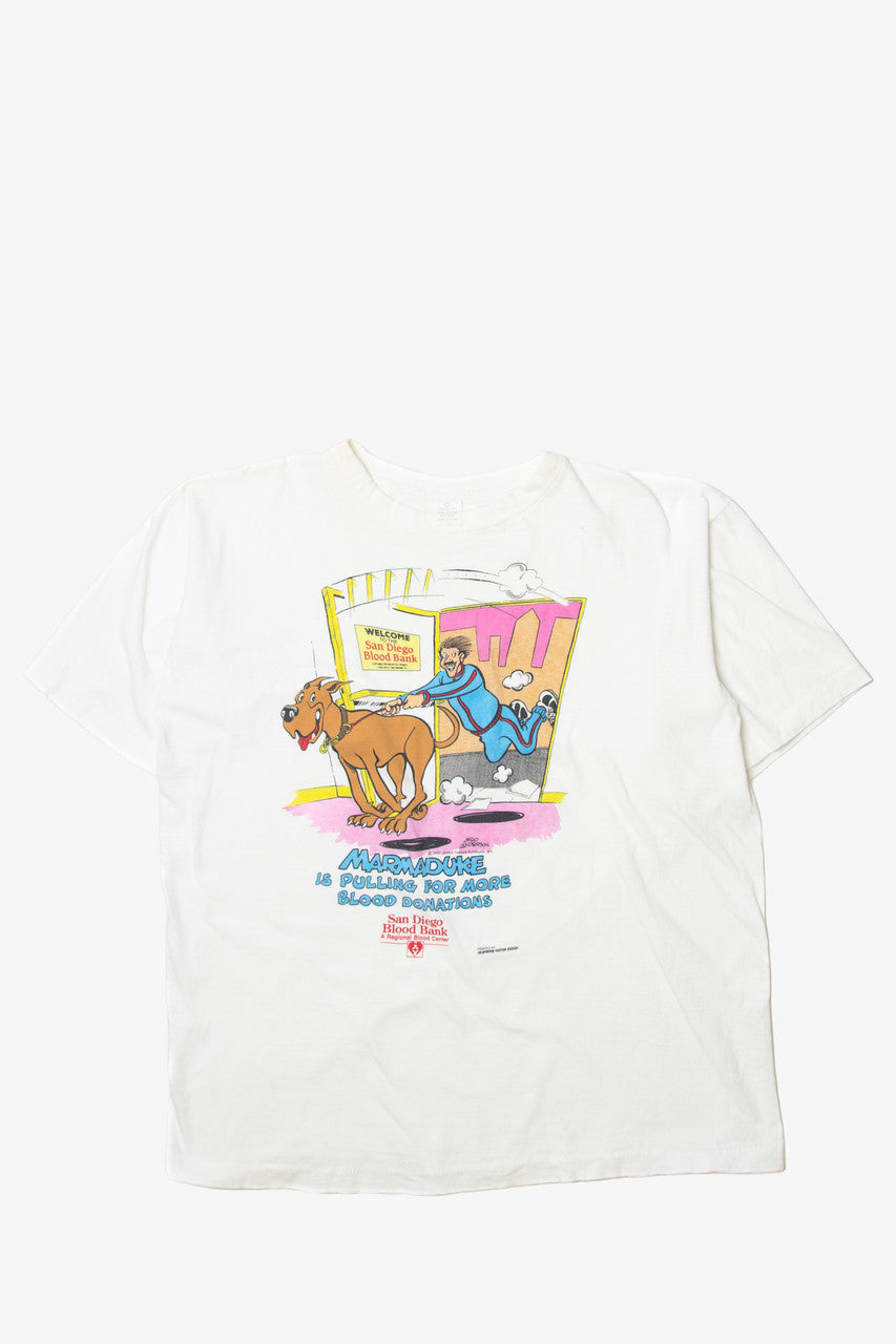 Vintage Marmaduke San Diego Blood Drive T-Shirt (1990s)