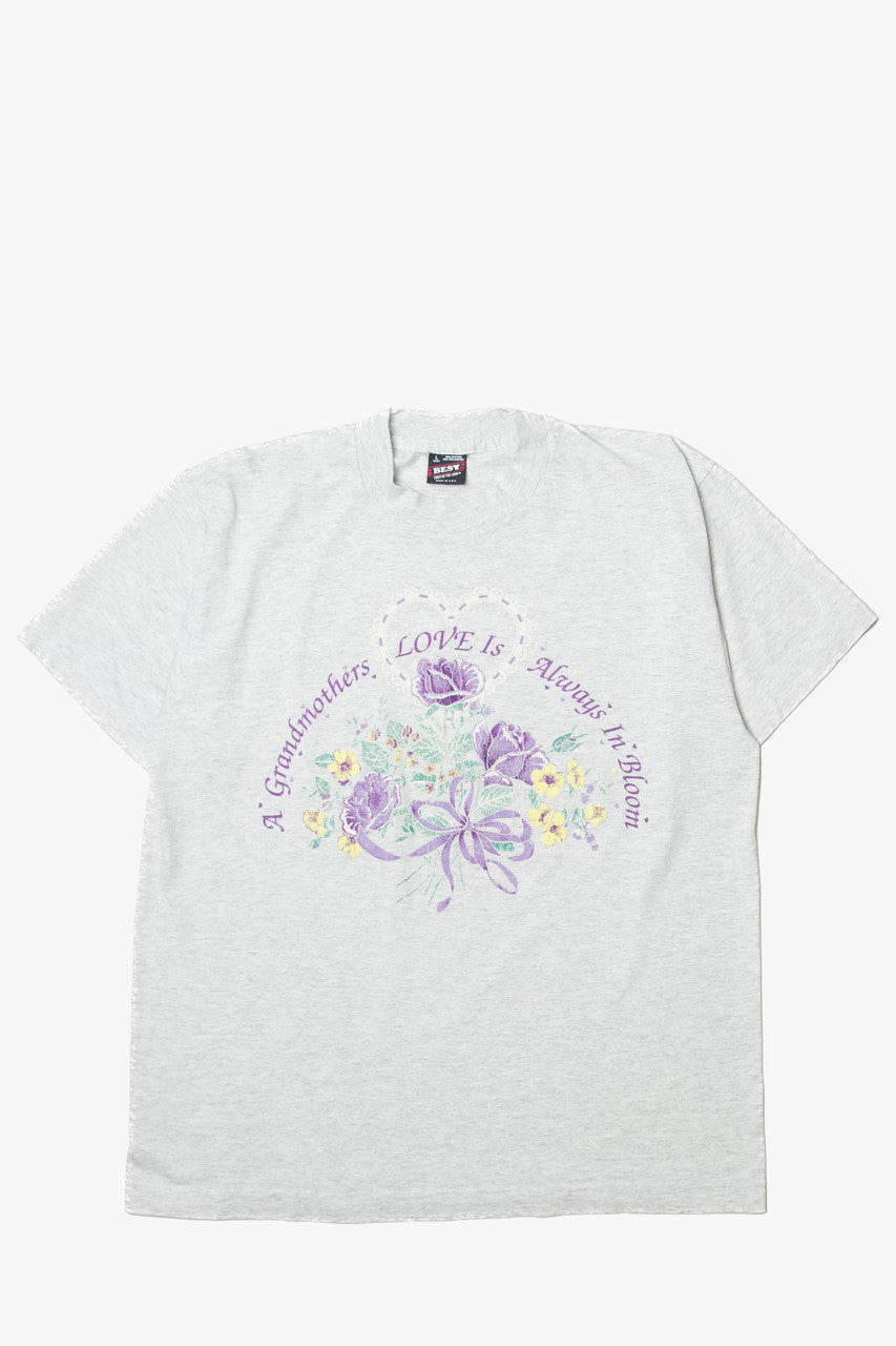 Vintage "A Grandmother's Love Is Always In Bloom" Screen Stars T-Shirt (1990s)