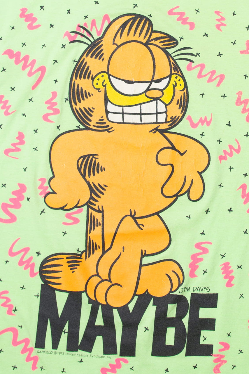 Vintage Garfield Flirts Long T-Shirt (1990s)