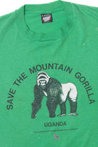 Vintage  "Save The Mountain Gorilla" Screen Stars T-Shirt