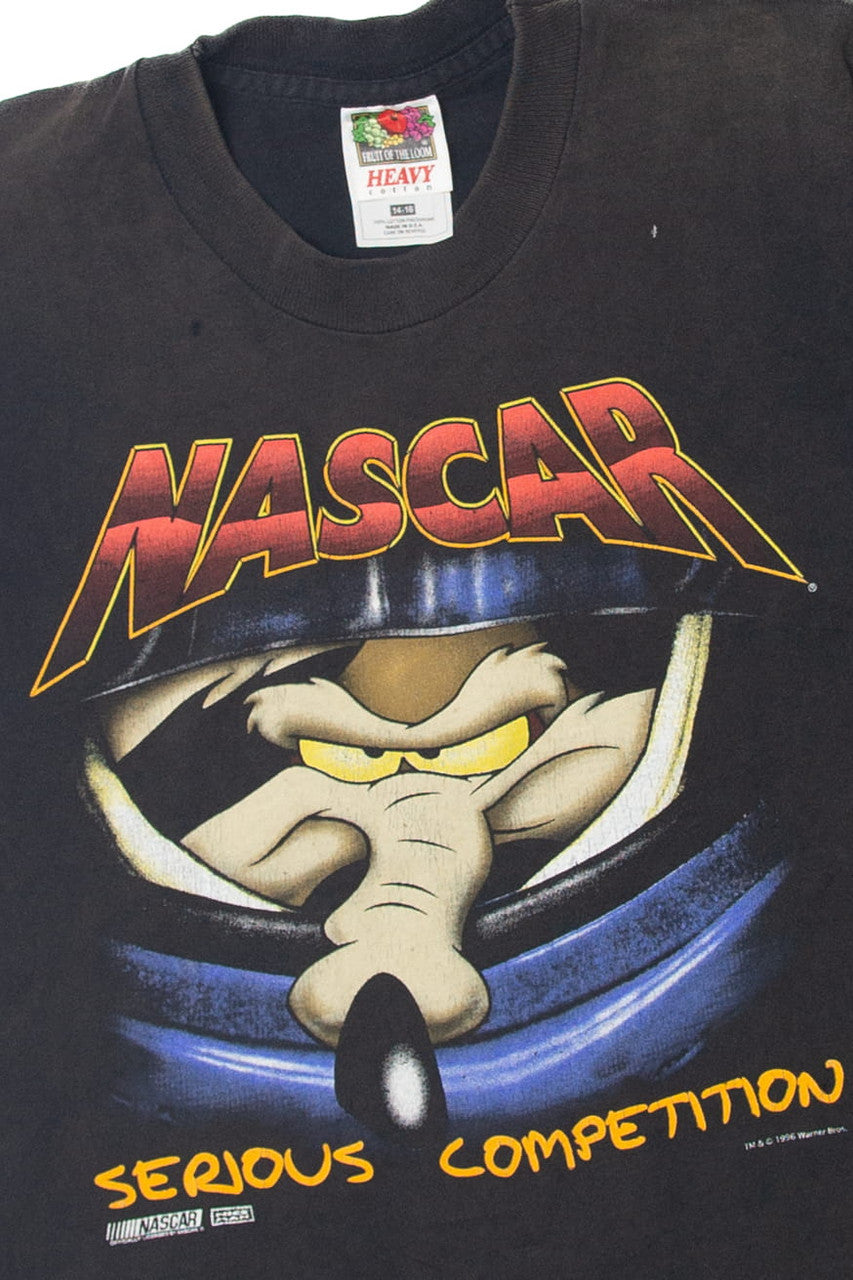 Vintage Wile E. Coyote "Nascar Serious Competition" T-Shirt (1990s)