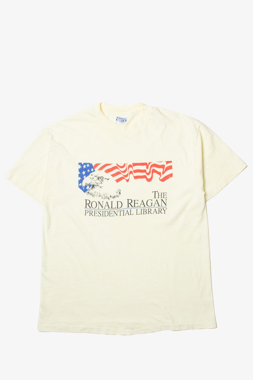 Vintage "The Ronald Reagan Presidential Library" Hanes T-Shirt (1990s)