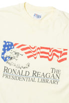 Vintage "The Ronald Reagan Presidential Library" Hanes T-Shirt (1990s)