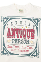 Vintage Genuine Antique Person T-Shirt (1990s)