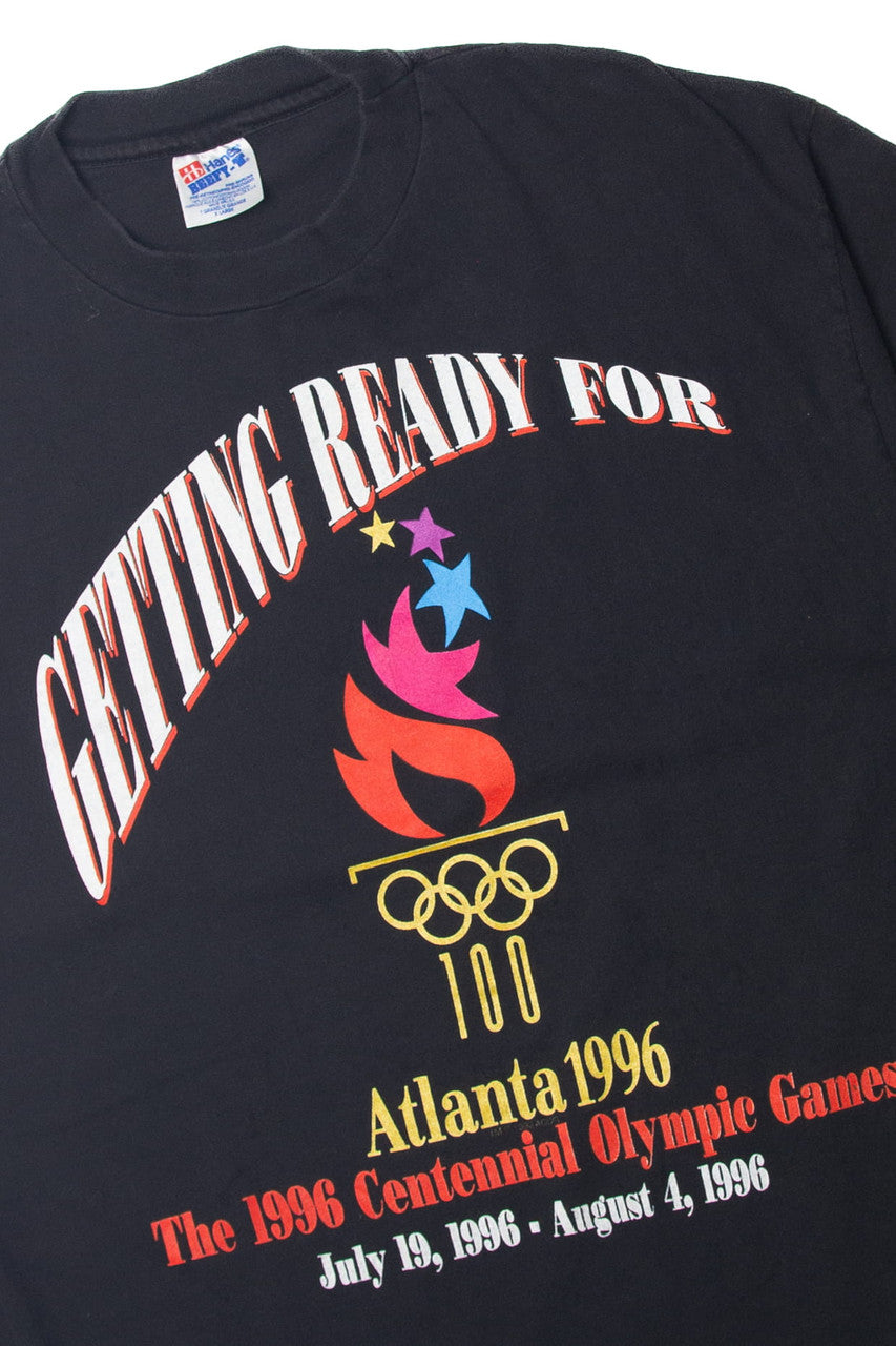 Vintage Atlanta Olympics 1996 Centenniel Hanes T-Shirt (1990s)