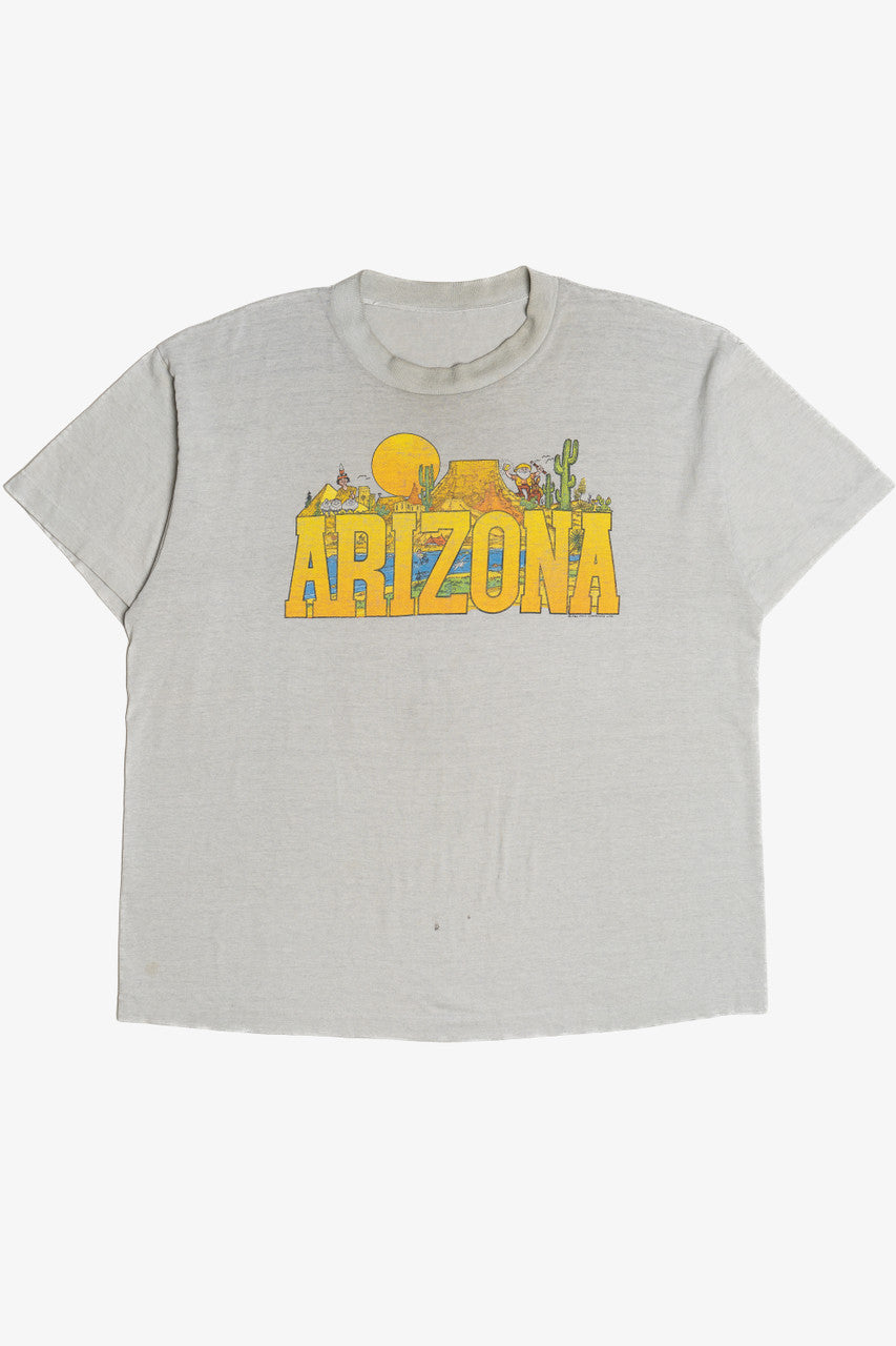 Vintage "Arizona" Paper Thin Single Stitch T-Shirt (1980s)