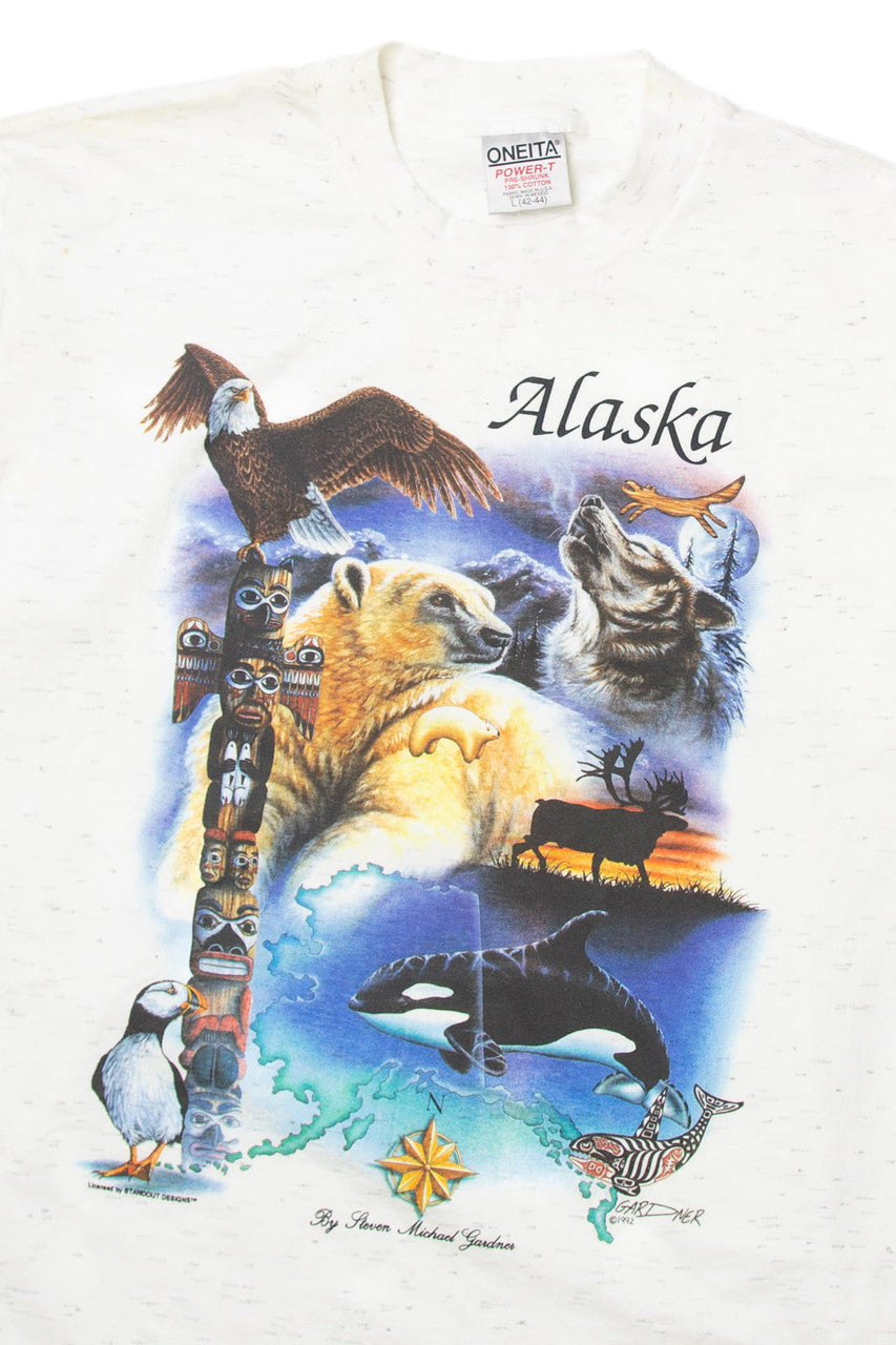 Vintage "Alaska" Oneita T-Shirt (1990s)