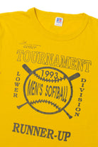 Vintage Men's Softball Tournament 1993 Russell Athletic T-Shirt (1990s)