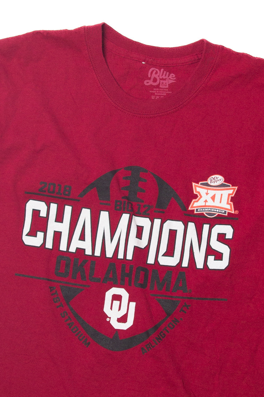 Recycled Big 12 Champions Oklahoma T-Shirt (2010s)
