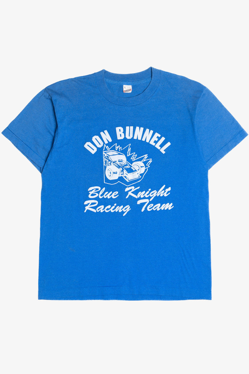 Vintage "Blue Knight Racing Team" Screen Stars T-Shirt (1980s) 12122