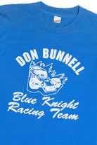 Vintage "Blue Knight Racing Team" Screen Stars T-Shirt (1980s) 12122