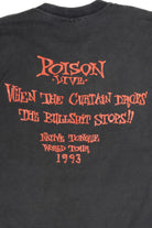 Vintage 1993 Poison Native Tongue World Tour T-Shirt (1990s)