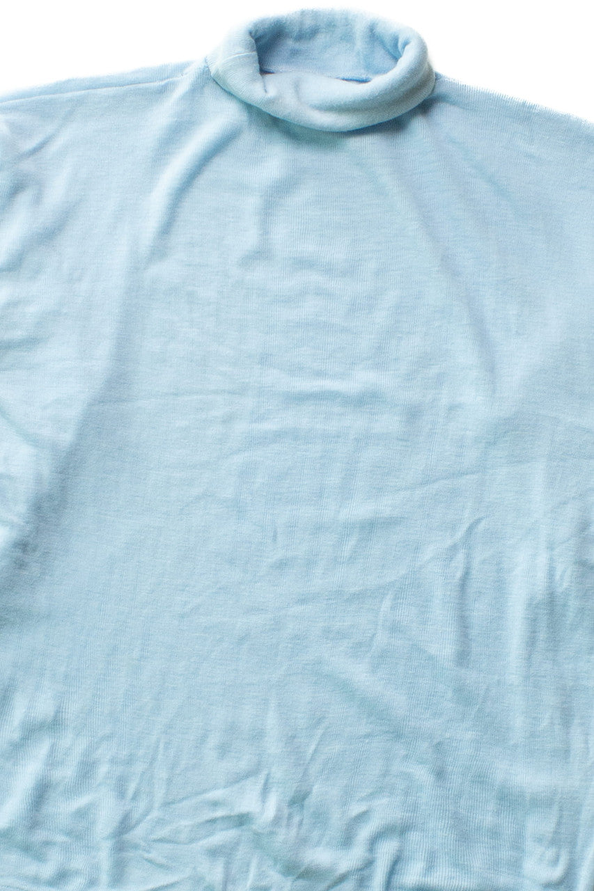 Vintage Baby Blue Turtleneck (1980s)