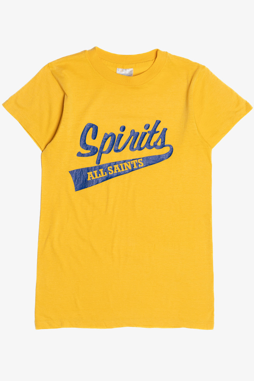 Vintage "All Saints Spirits" Paper Thin Single Stitch T-Shirt (1980s)