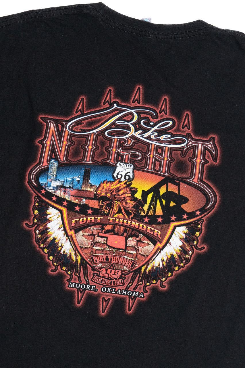 2014 Bike Night Fort Thunder Motorcycle T-Shirt