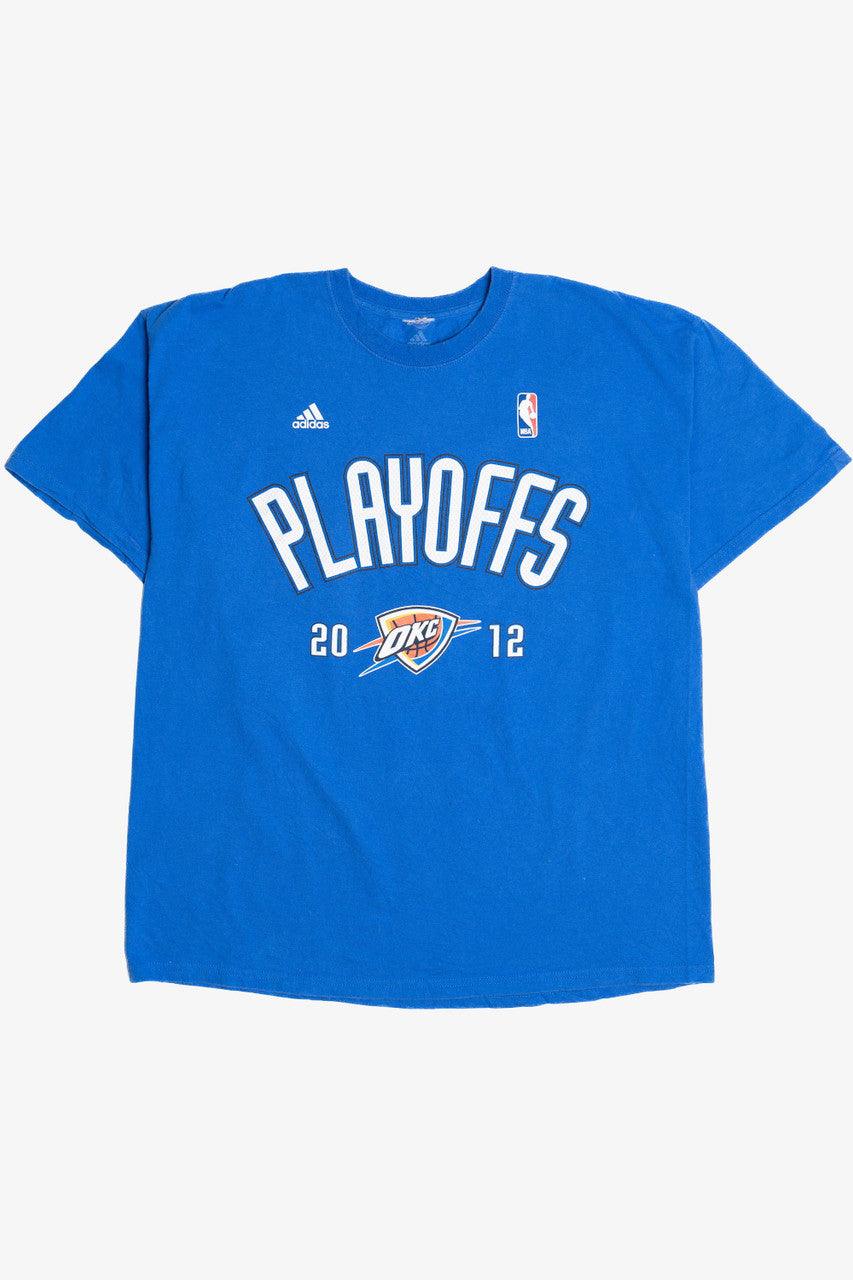 2012 Oklahoma City Thunder NBA Playoffs Adidas T-Shirt 12111