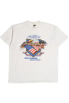 Vintage "Proud To Be An American" Raytheon T-Shirt (1990s)