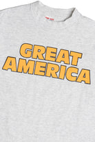 Vintage "Great America" Neon Orange Single Stitch T-Shirt (1990s)