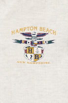 Vintage "Hampton Beach New Hampshire" Heavyweight Button Henley T-Shirt (1990s)