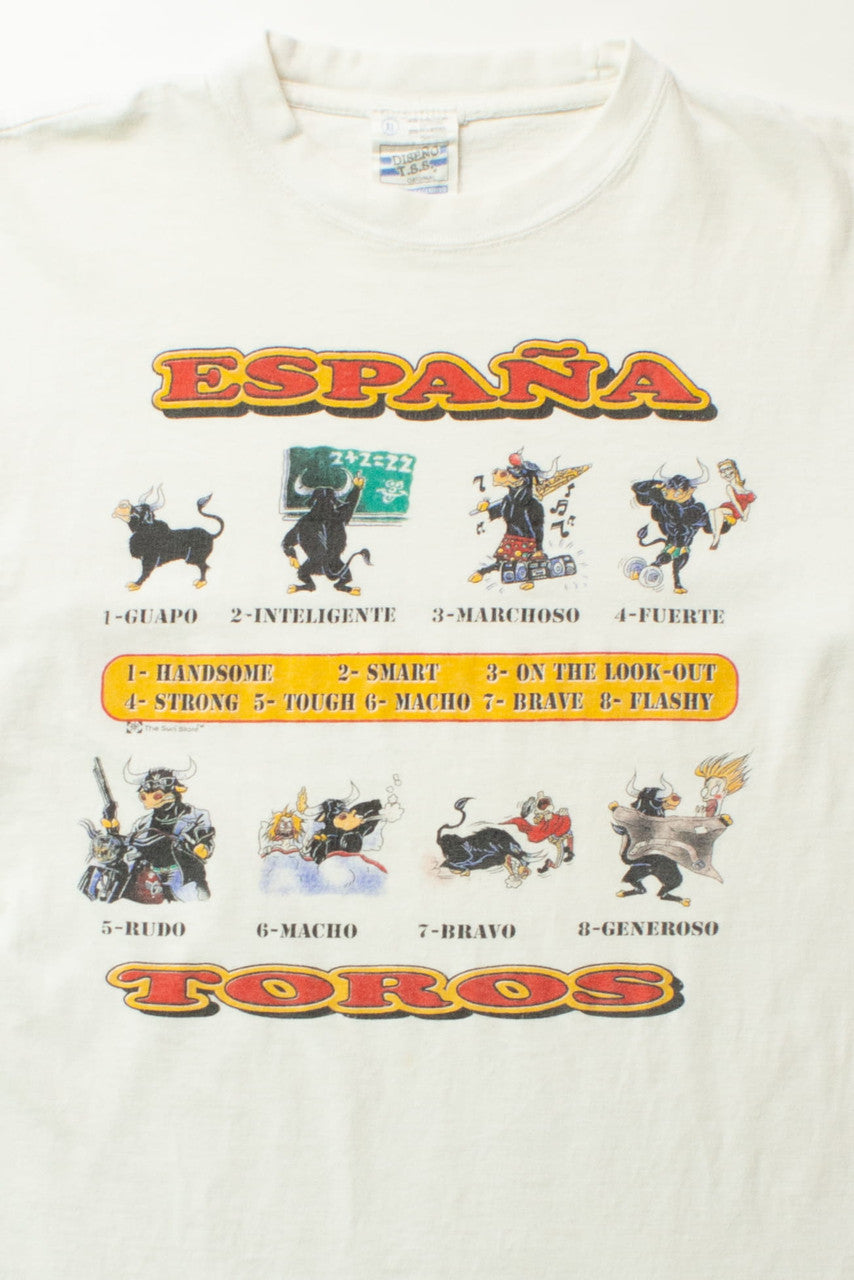 Vintage España Toros T-Shirt (1990s)
