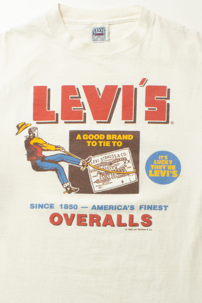 Vintage Levi's Overalls T-Shirt (1993)